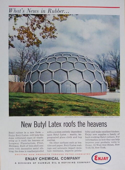 Longway Planetarium - Ad For Latex Roof (newer photo)